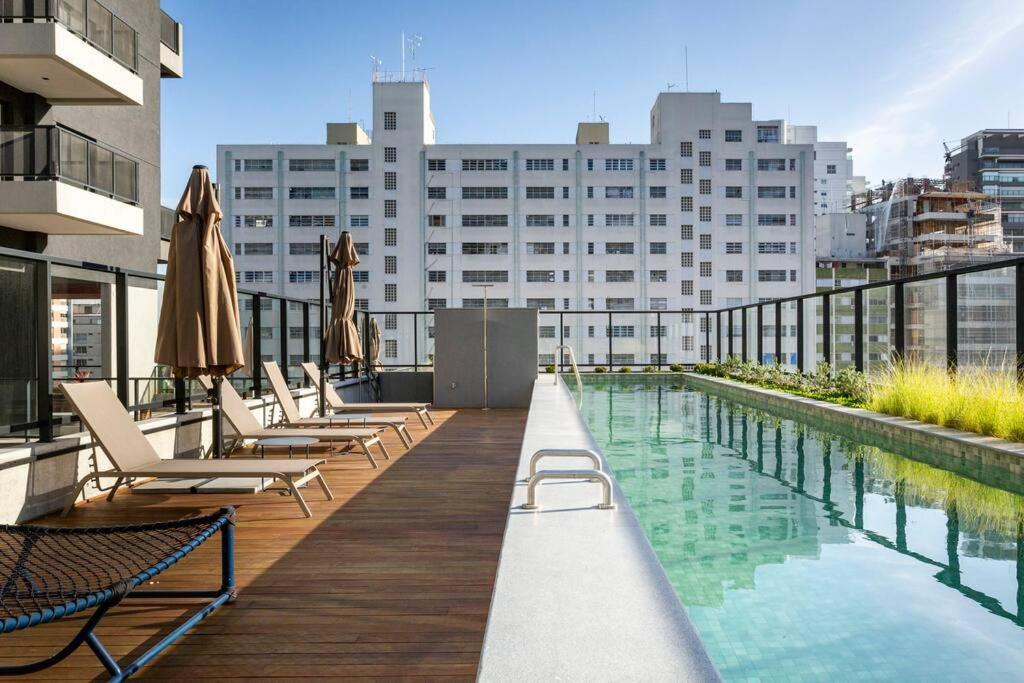 Apartamento Charme Pinheiros E Jardins Com Piscina, Cama Queen São Paulo