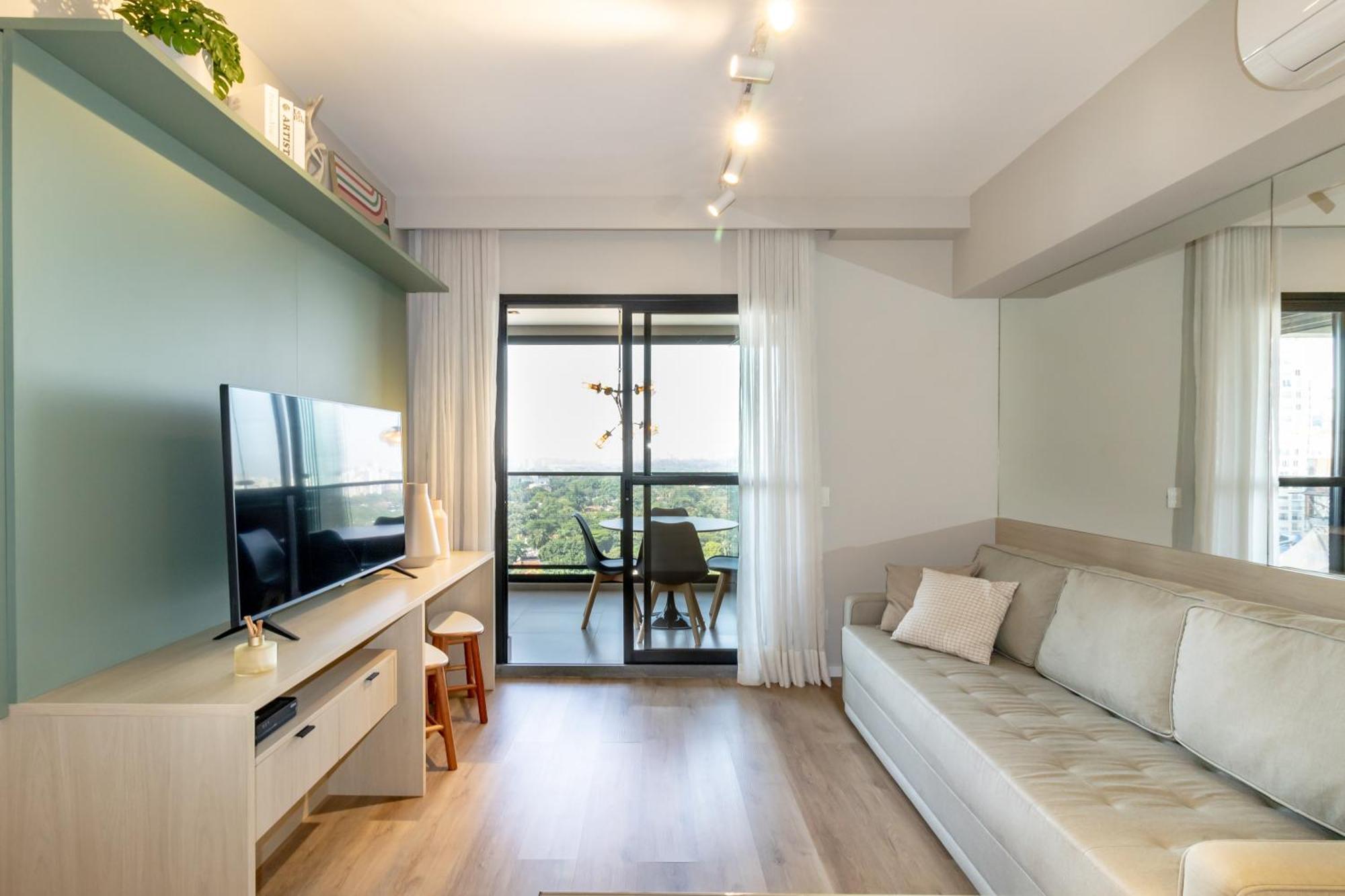 Apartamento Charme Pinheiros E Jardins Com Piscina, Cama Queen *