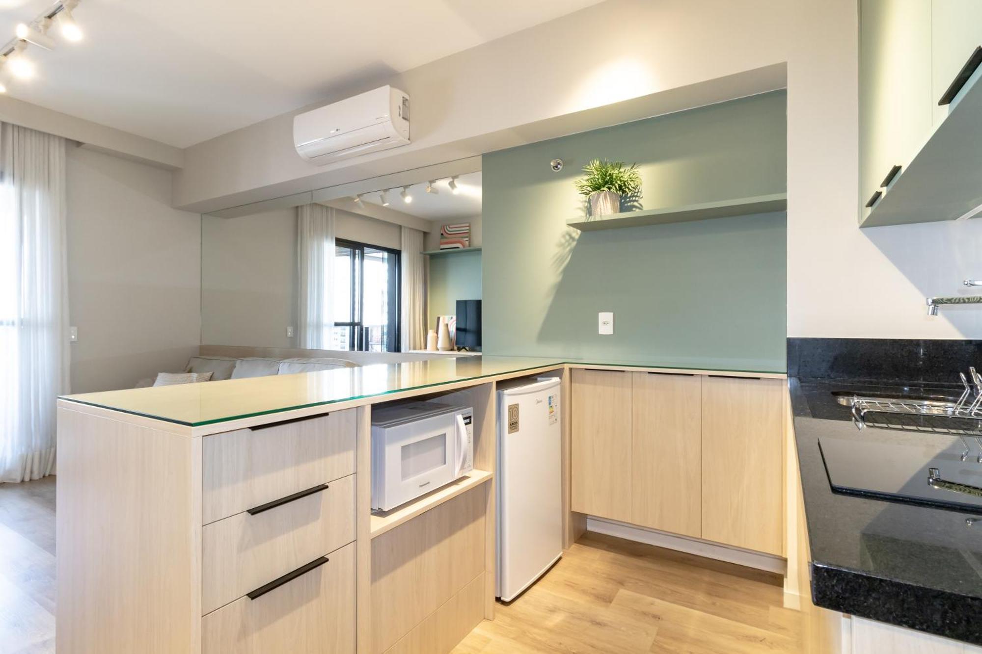Charme Pinheiros E Jardins Com Piscina, Cama Queen Apartamento *